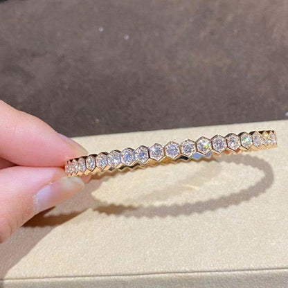 [Lumi Jewellery]BEE LOVE GOLD BRACELET FULL DIAMOND
