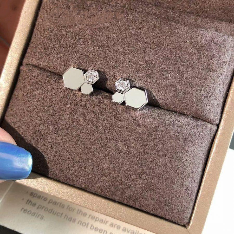 [Lumi Jewellery]BEE LOVE SILVER DIAMOND EARRINGS