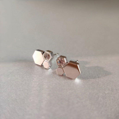 [Lumi Jewellery]BEE LOVE SILVER DIAMOND EARRINGS