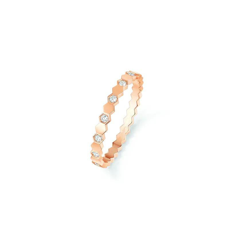 [Lumi Jewellery]BEE LOVE RING PINK GOLD DIAMOND