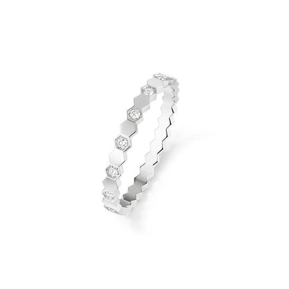[Lumi Jewellery]BEE LOVE RING SILVER DIAMOND