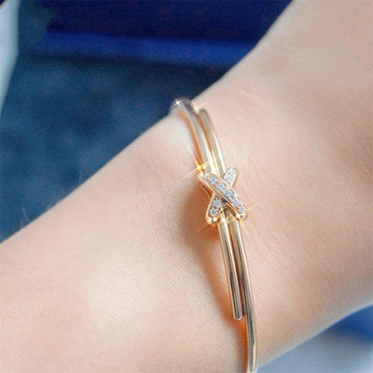 [Lumi Jewellery]JEUX DE BRACELET PINK GOLD DIAMONDS