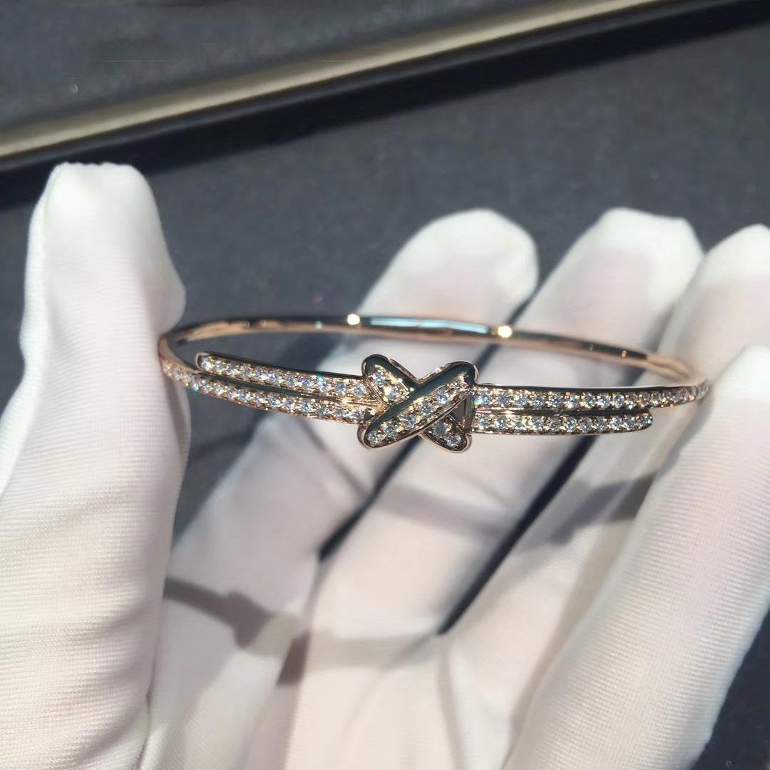 [Lumi Jewellery]JEUX DE BRACELET DIAMONDS PINK GOLD