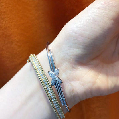 [Lumi Jewellery]JEUX DE BRACELET SILVER DIAMONDS
