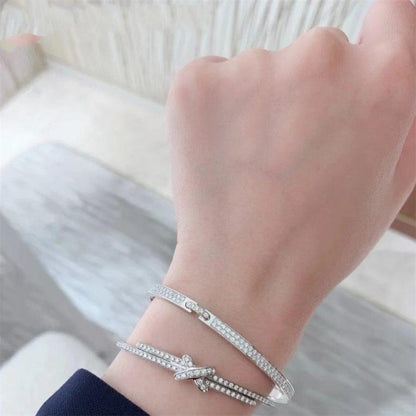 [Lumi Jewellery]JEUX DE BRACELET DIAMONDS SILVER