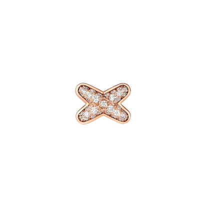 [Lumi Jewellery]JEUX DE PINK GOLD DIAMOND EARRINGS