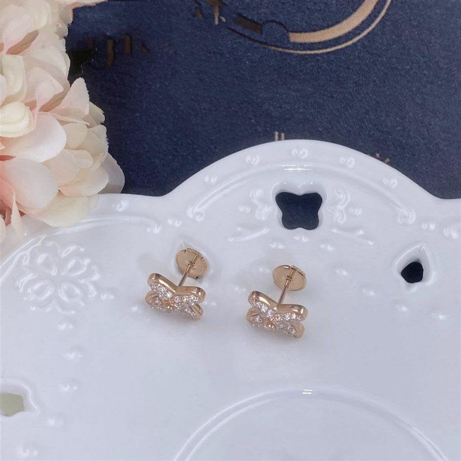[Lumi Jewellery]JEUX DE PINK GOLD DIAMOND EARRINGS