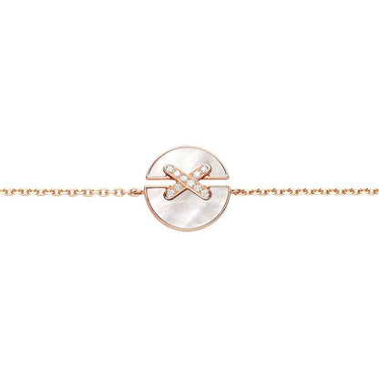 [Lumi Jewellery]JEUX DE BRACELET MOP PINK GOLD DIAMONDS