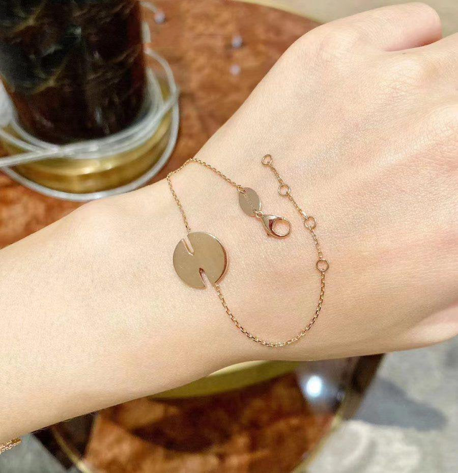 [Lumi Jewellery]JEUX DE BRACELET MOP PINK GOLD DIAMONDS