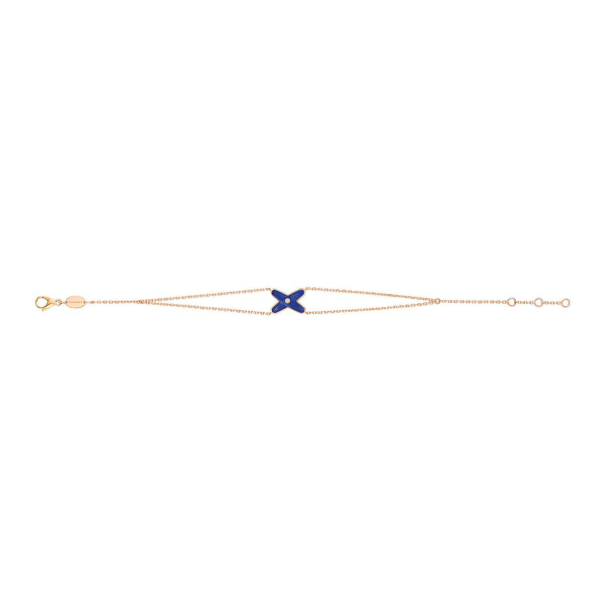 [Lumi Jewellery]Hollow Design Four-Leaf Clover Flower Shape Bracelet