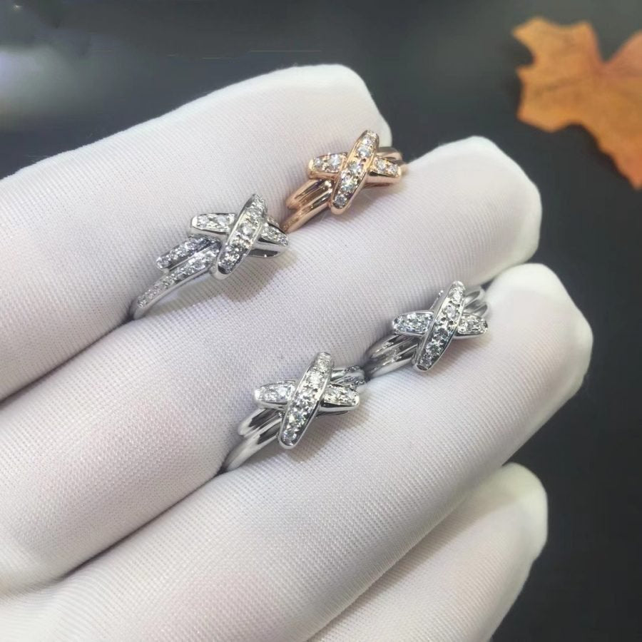 [Lumi Jewellery]JEUX DE SILVER DIAMOND RING