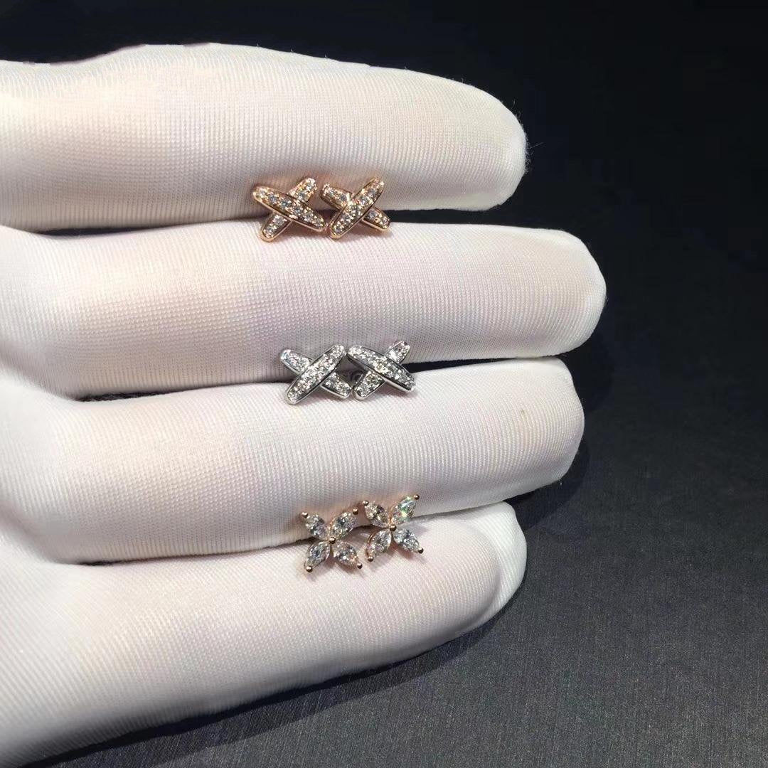 [Lumi Jewellery]JEUX DE DIAMOND EARRINGS