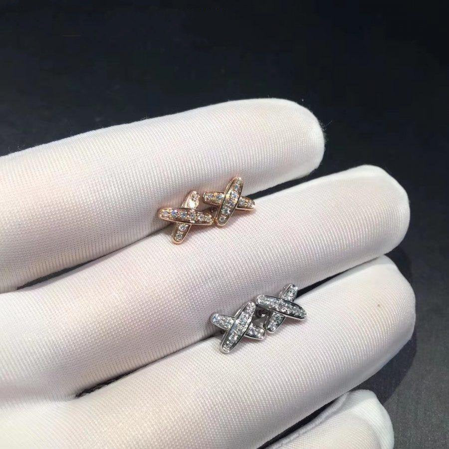 [Lumi Jewellery]JEUX DE DIAMOND EARRINGS