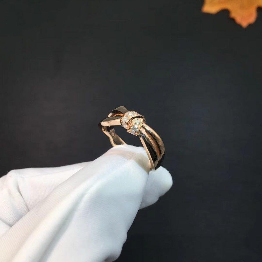 [Lumi Jewellery]LIENS RING PINK GOLD DIAMOND