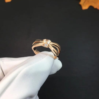 [Lumi Jewellery]LIENS RING PINK GOLD DIAMOND