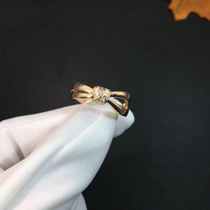 [Lumi Jewellery]LIENS RING PINK GOLD DIAMOND