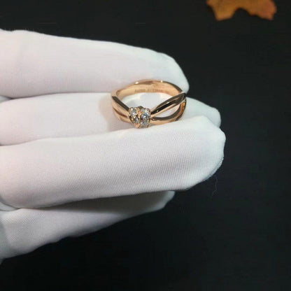 [Lumi Jewellery]LIENS RING PINK GOLD DIAMOND
