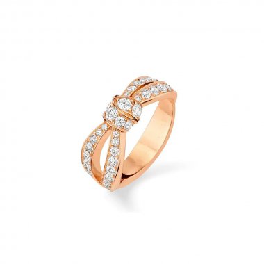 [Lumi Jewellery]LIENS PINK GOLD DIAMOND RING