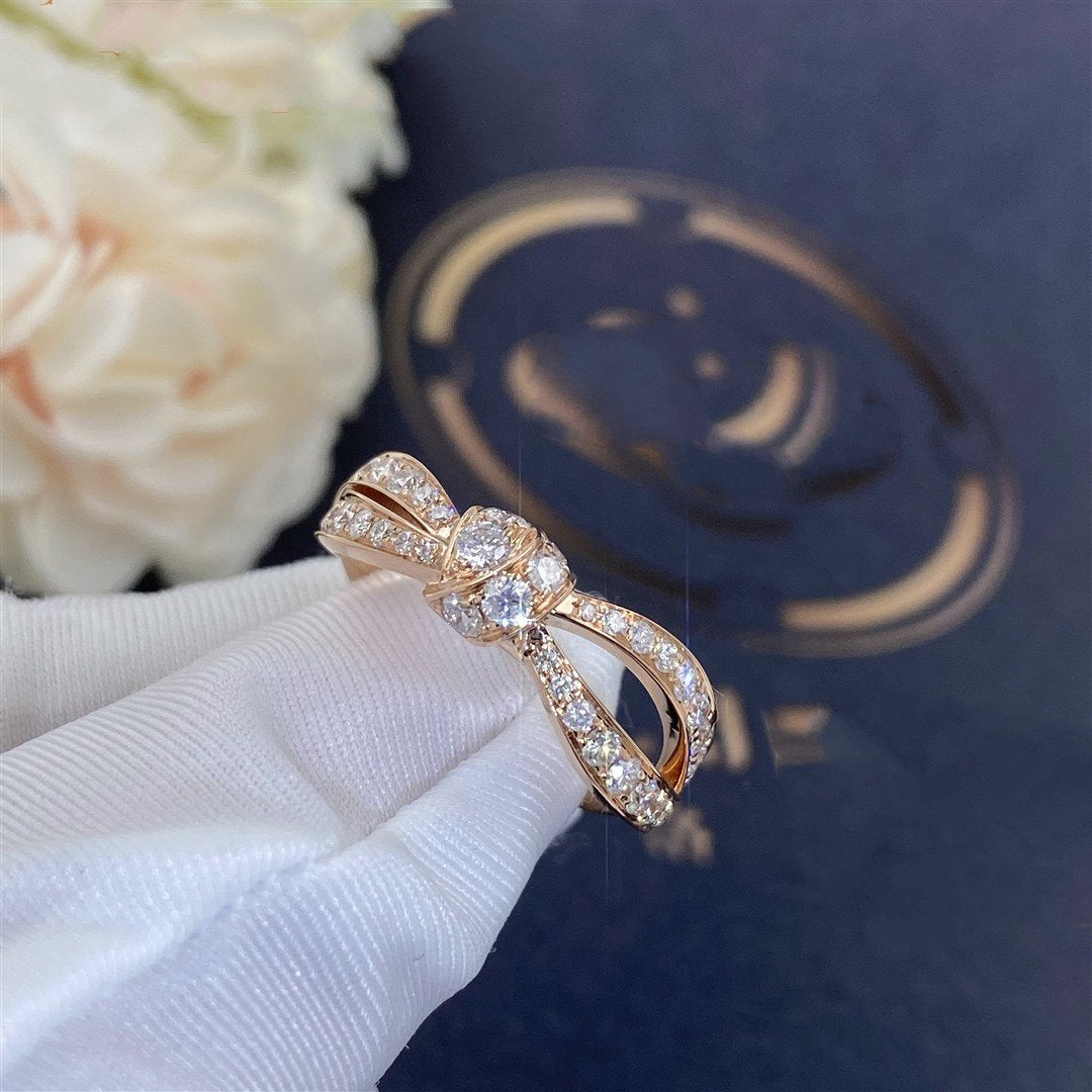 [Lumi Jewellery]LIENS PINK GOLD DIAMOND RING