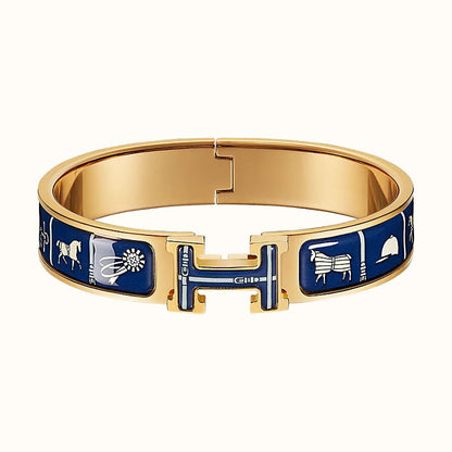 [Lumi Jewellery]H COUVERTURES DARK BLUE BRACELET