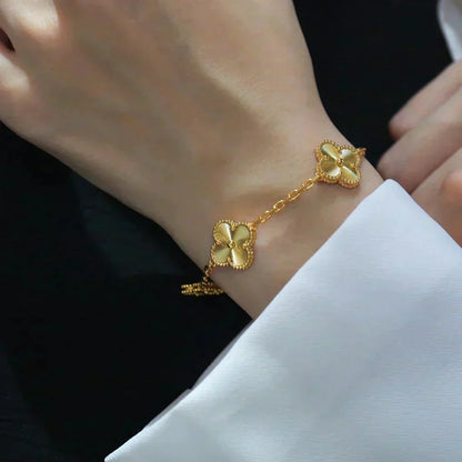 [Lumi Jewellery] CLOVER 5 MOTIF LASER BRACELET COLLECTION
