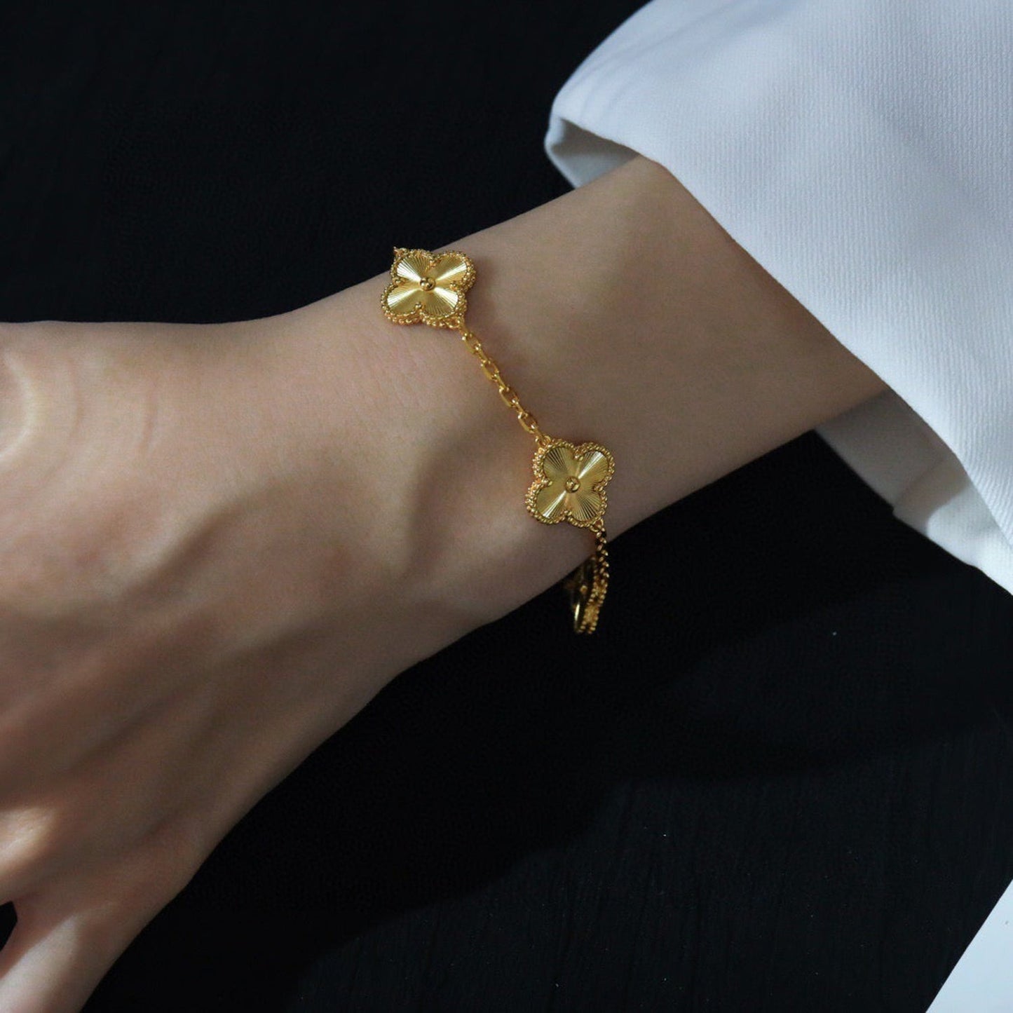 [Lumi Jewellery] CLOVER 5 MOTIF LASER BRACELET COLLECTION