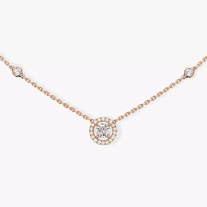 [Lumi]Diamond Necklace 0,20ct Brilliant Shape Joy