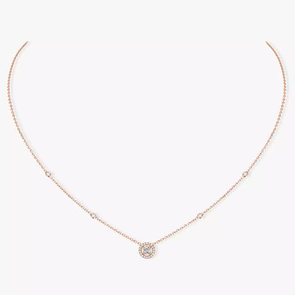 [Lumi]Diamond Necklace 0,20ct Brilliant Shape Joy
