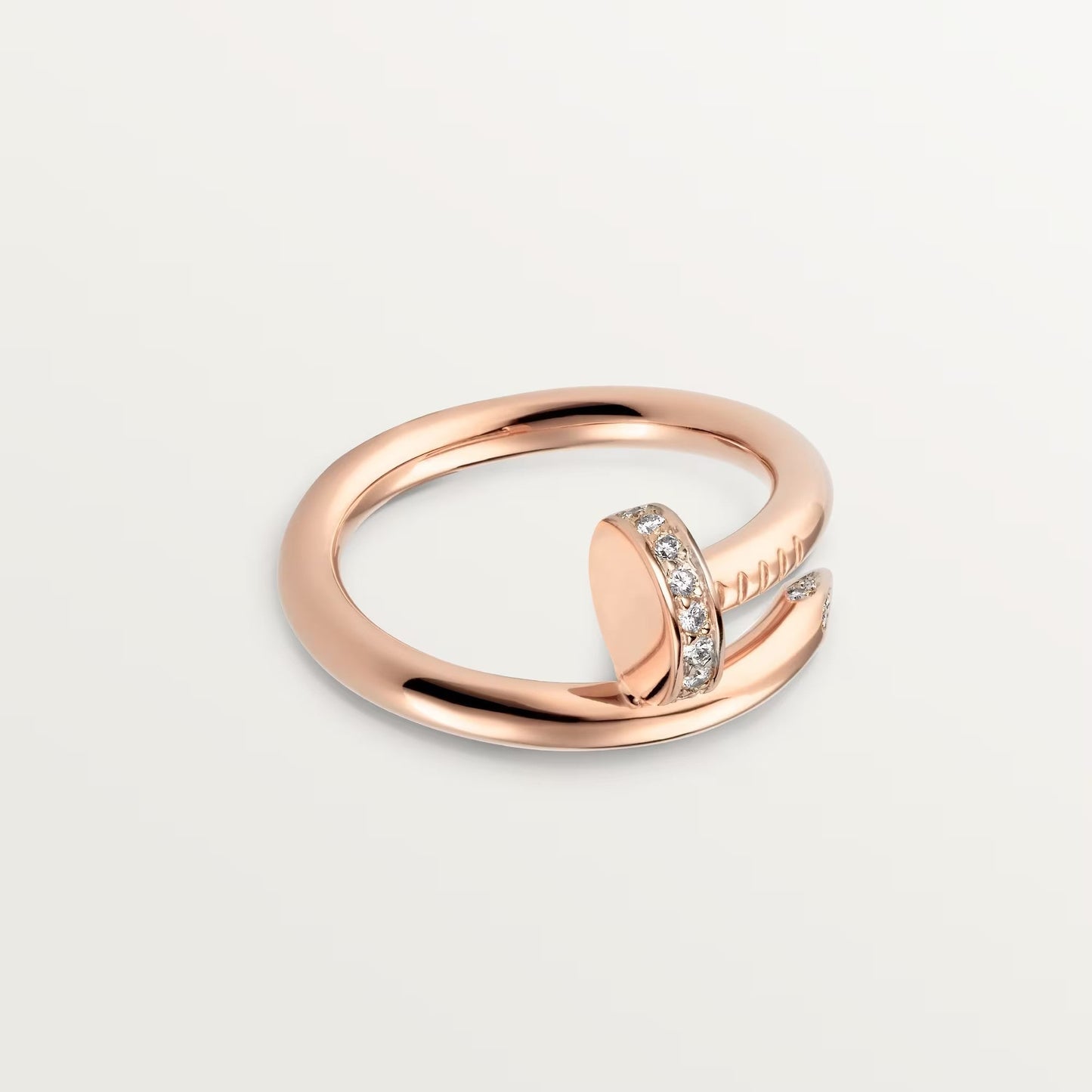 [Lumi Jewelery]JUSTE RING 2.6MM HALF DIAMOND