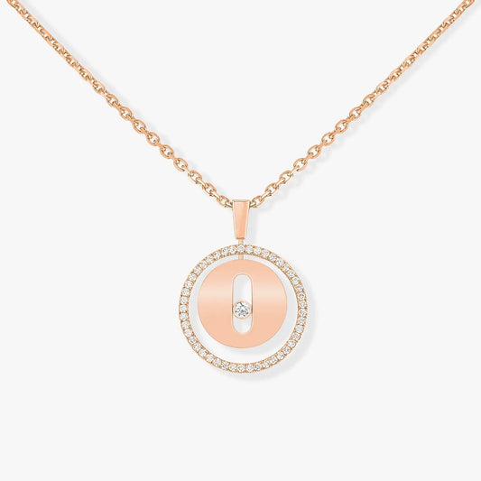 [Lumi]LUCKY MOVE PM NECKLACE PINK GOLD DIAMOND