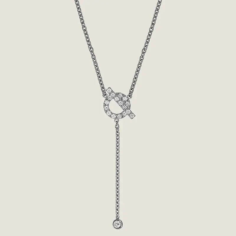 [Lumi Jewellery]FINESSE SILVER DIAMOND NECKLACE