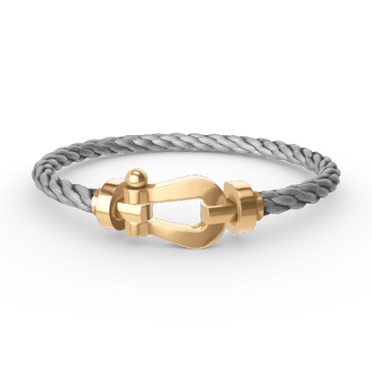 [Lumi Jewellery]FORCE LARGE HORSESHOE NO DIAMOND BRACELET GOLD