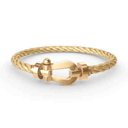 [Lumi Jewellery]FORCE LARGE HORSESHOE NO DIAMOND BRACELET GOLD