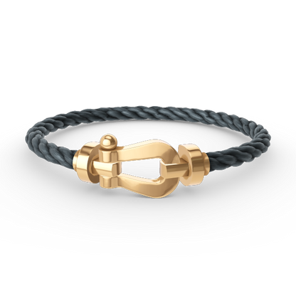 [Lumi Jewellery]FORCE LARGE HORSESHOE NO DIAMOND BRACELET GOLD