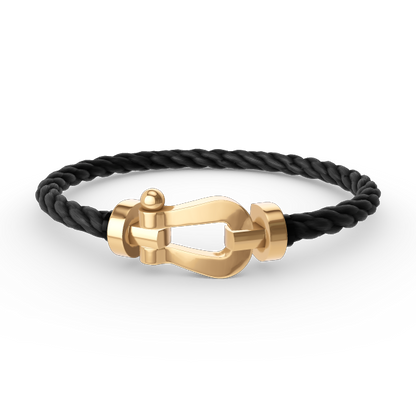 [Lumi Jewellery]FORCE LARGE HORSESHOE NO DIAMOND BRACELET GOLD