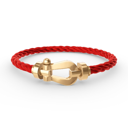 [Lumi Jewellery]FORCE LARGE HORSESHOE NO DIAMOND BRACELET GOLD