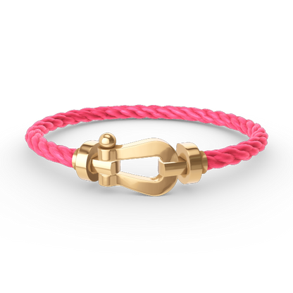 [Lumi Jewellery]FORCE LARGE HORSESHOE NO DIAMOND BRACELET GOLD