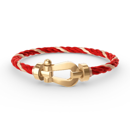 [Lumi Jewellery]FORCE LARGE HORSESHOE NO DIAMOND BRACELET GOLD