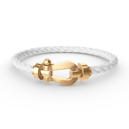 [Lumi Jewellery]FORCE LARGE HORSESHOE NO DIAMOND BRACELET GOLD