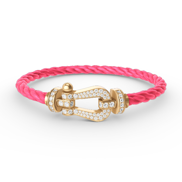 [Lumi Jewellery]FORCE LARGE HORSESHOE FULL DIAMOND BRACELET GOLD