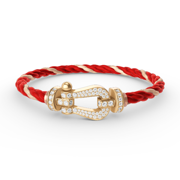 [Lumi Jewellery]FORCE LARGE HORSESHOE FULL DIAMOND BRACELET GOLD