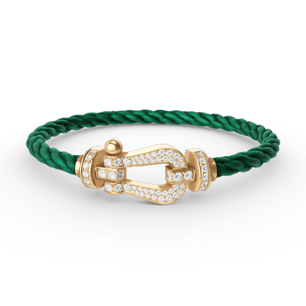 [Lumi Jewellery]FORCE LARGE HORSESHOE FULL DIAMOND BRACELET GOLD