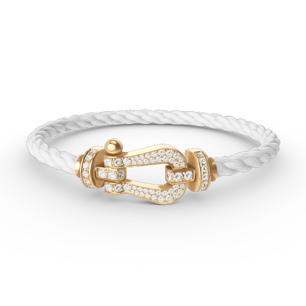 [Lumi Jewellery]FORCE LARGE HORSESHOE FULL DIAMOND BRACELET GOLD
