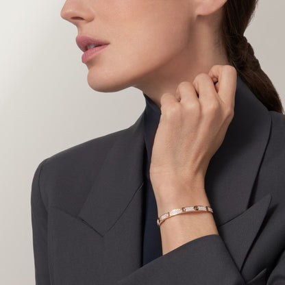 [Lumi Jewelery]LOVE BRACELET 4.8MM DIAMOND-PAVED