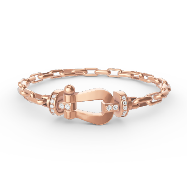 [Lumi Jewellery]FORCE LARGE HORSESHOE CLASP  METAL BRACELET