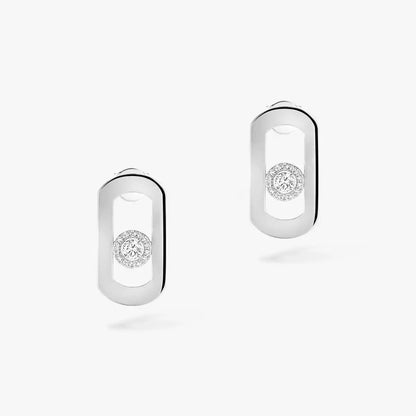[Lumi]So Move Diamond Earrings in Yellow Gold