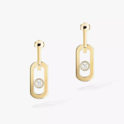 [Lumi] So Move XL Diamond Hoop Earring