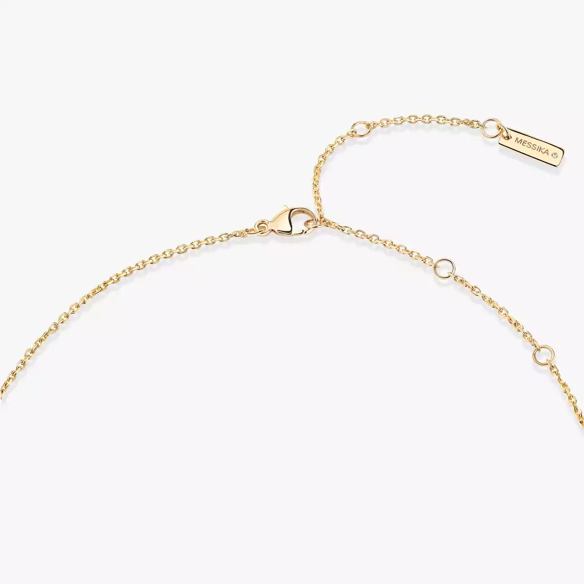 [Lumi]Lucky Eye Diamond Necklace in Rose Gold and Turquoise