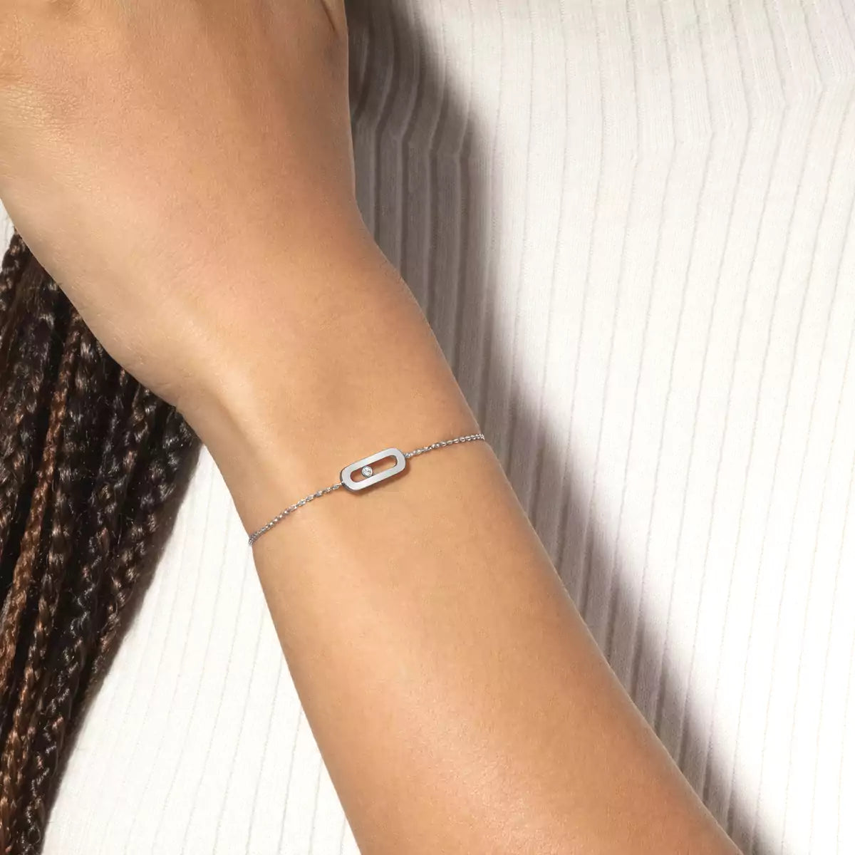 [Lumi]Move Uno Diamond Bracelet