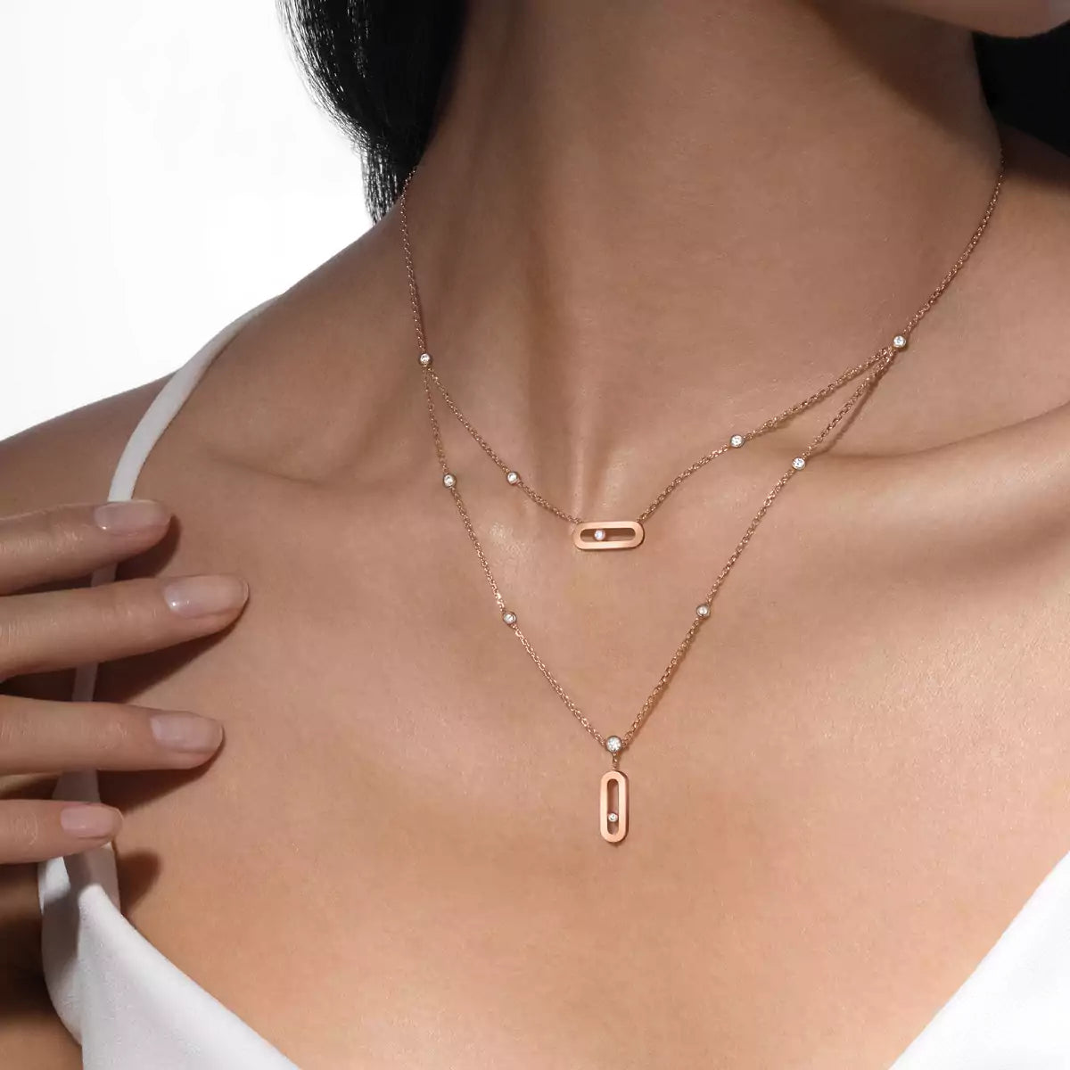 [Lumi] Move Uno Diamond Necklace